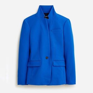 NWT J. Crew Regent In Four Season Stretch Royal Blue Blazer Size 16